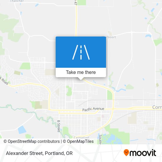 Mapa de Alexander Street