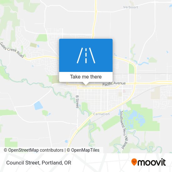 Mapa de Council Street