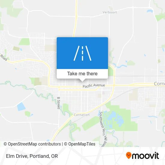 Elm Drive map