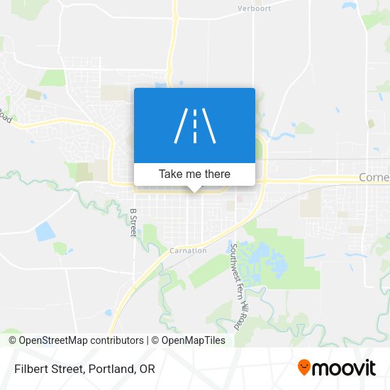 Mapa de Filbert Street