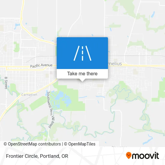 Mapa de Frontier Circle