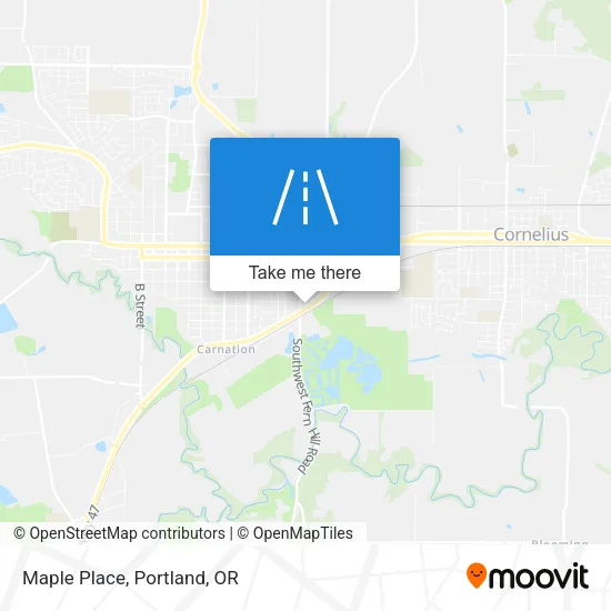 Mapa de Maple Place