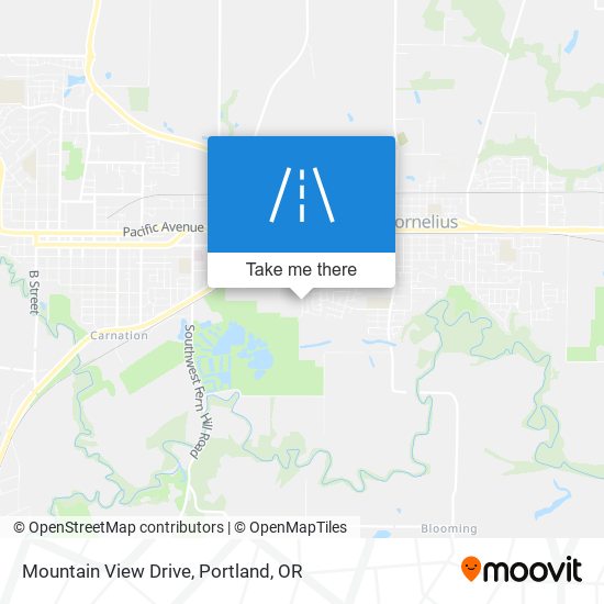 Mapa de Mountain View Drive