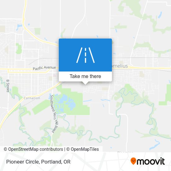 Mapa de Pioneer Circle