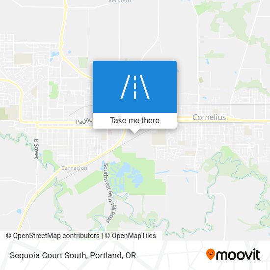 Mapa de Sequoia Court South