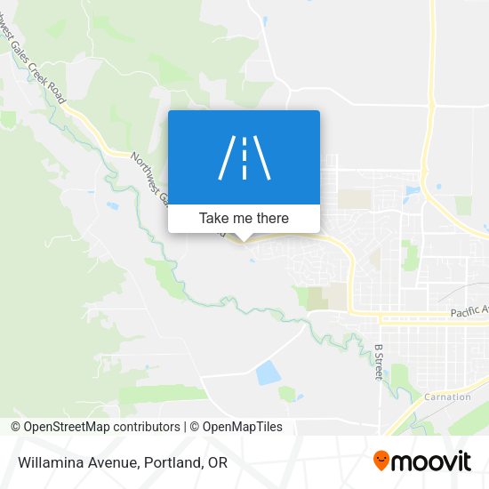 Mapa de Willamina Avenue