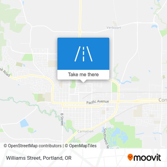Mapa de Williams Street