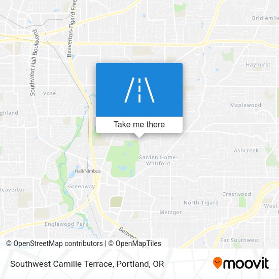 Mapa de Southwest Camille Terrace