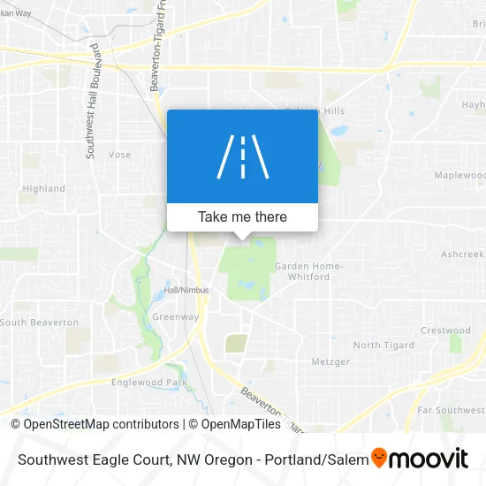 Southwest Eagle Court map