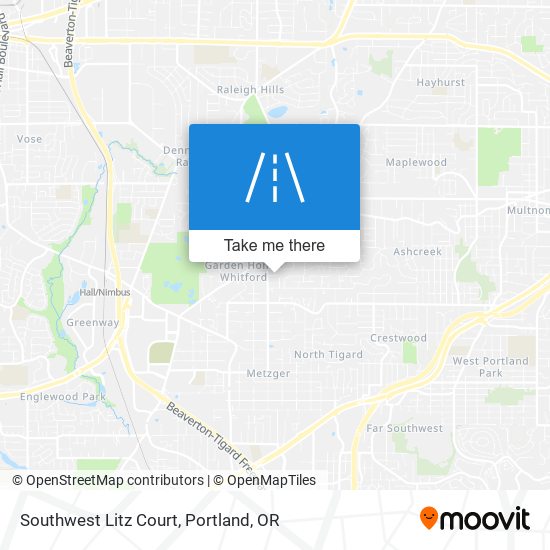 Southwest Litz Court map