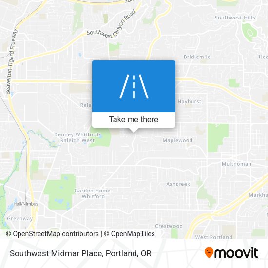 Mapa de Southwest Midmar Place