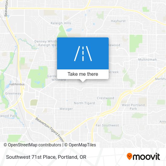 Mapa de Southwest 71st Place