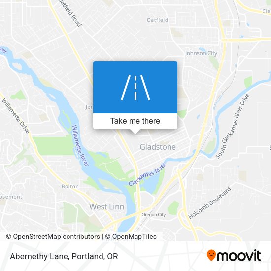 Abernethy Lane map