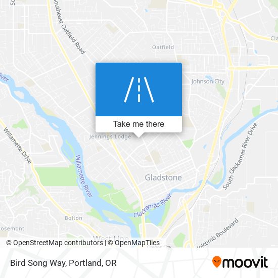 Bird Song Way map
