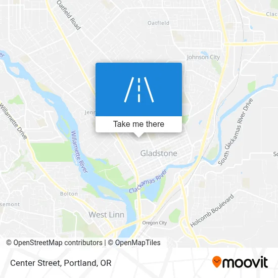 Center Street map