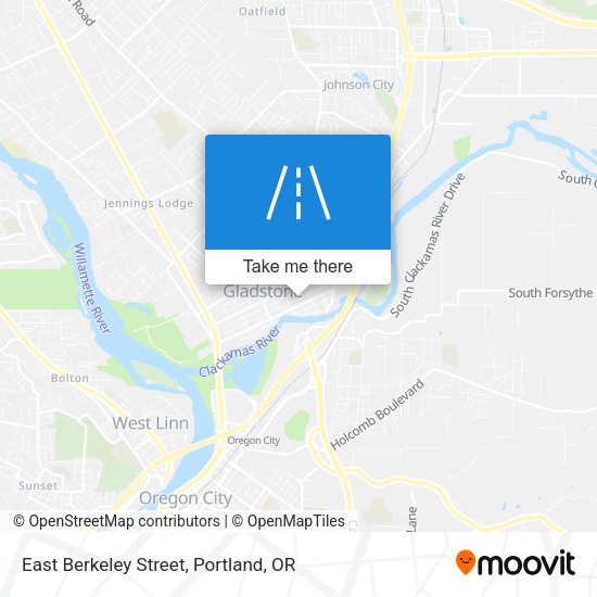 East Berkeley Street map