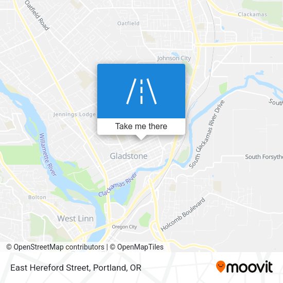 East Hereford Street map
