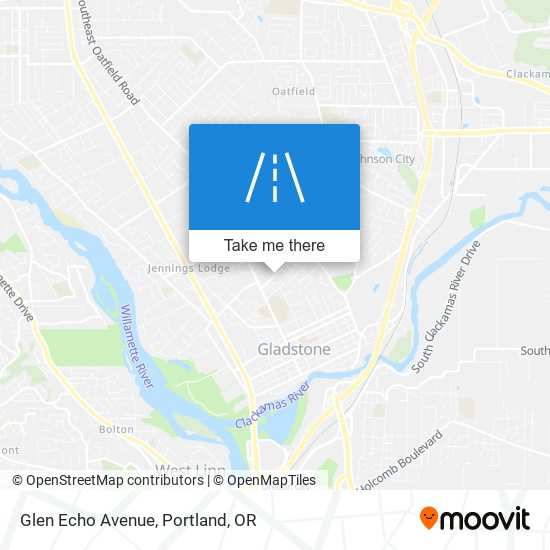 Mapa de Glen Echo Avenue