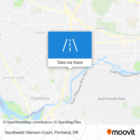 Mapa de Southeast Hanson Court