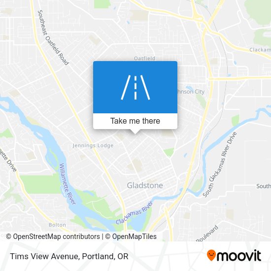 Tims View Avenue map