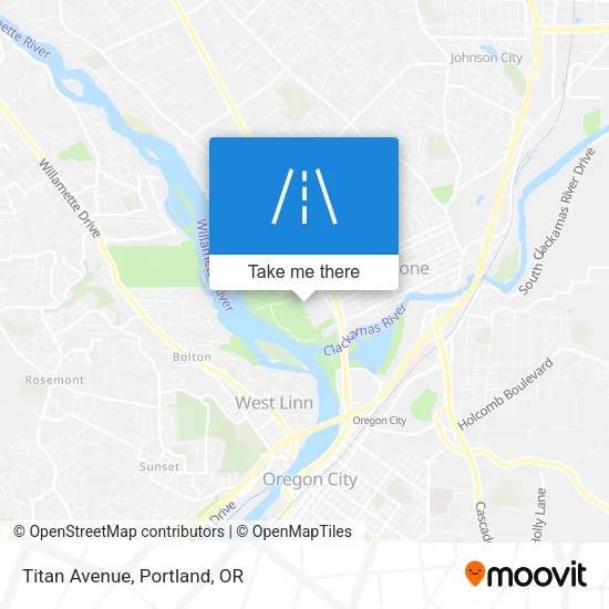Titan Avenue map