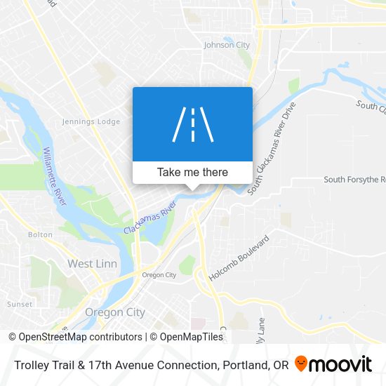 Trolley Trail & 17th Avenue Connection map