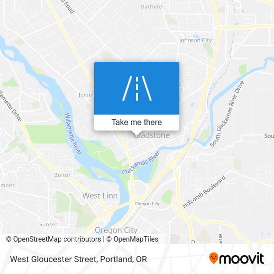 West Gloucester Street map