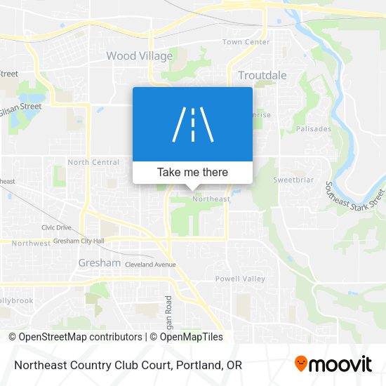 Mapa de Northeast Country Club Court
