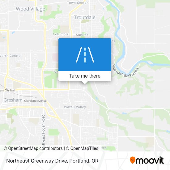 Northeast Greenway Drive map