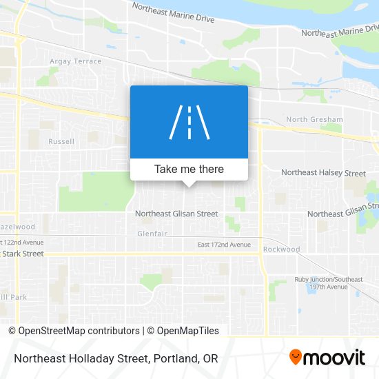 Mapa de Northeast Holladay Street