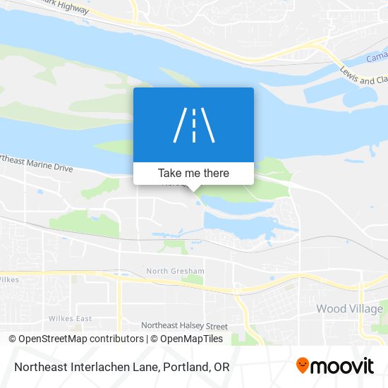Mapa de Northeast Interlachen Lane