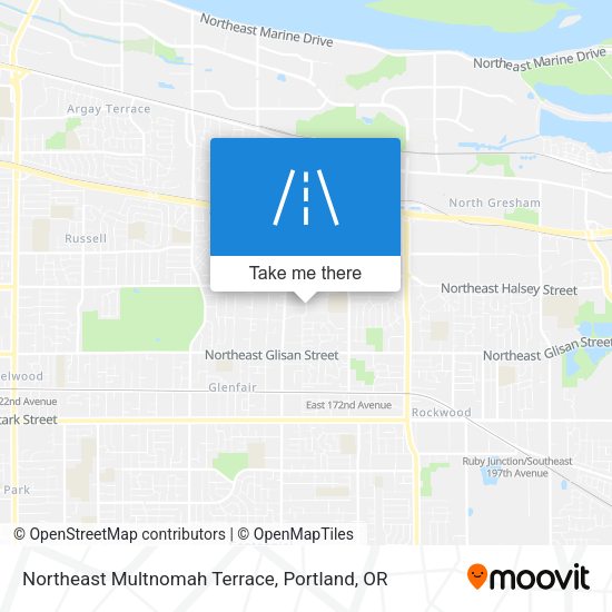 Mapa de Northeast Multnomah Terrace