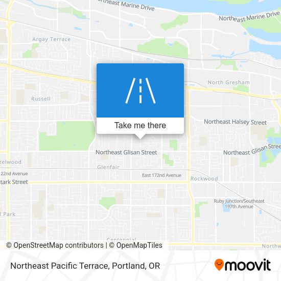 Northeast Pacific Terrace map
