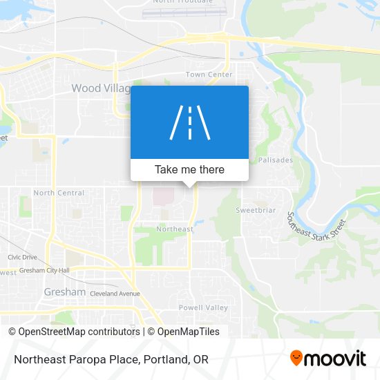 Northeast Paropa Place map