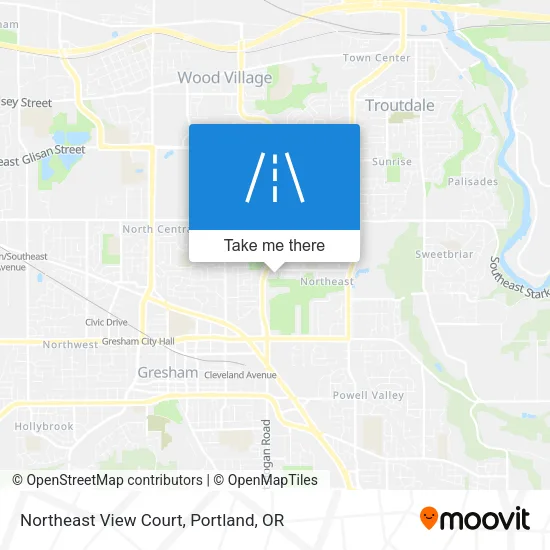 Northeast View Court map