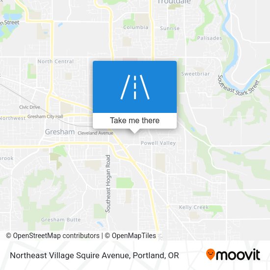 Northeast Village Squire Avenue map