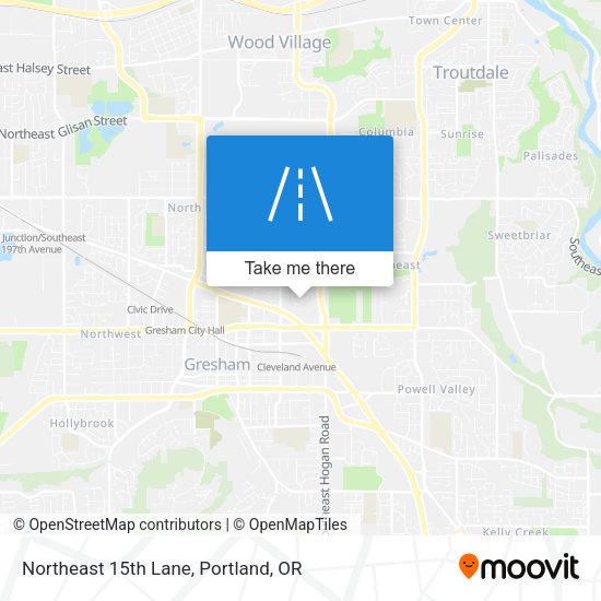 Mapa de Northeast 15th Lane