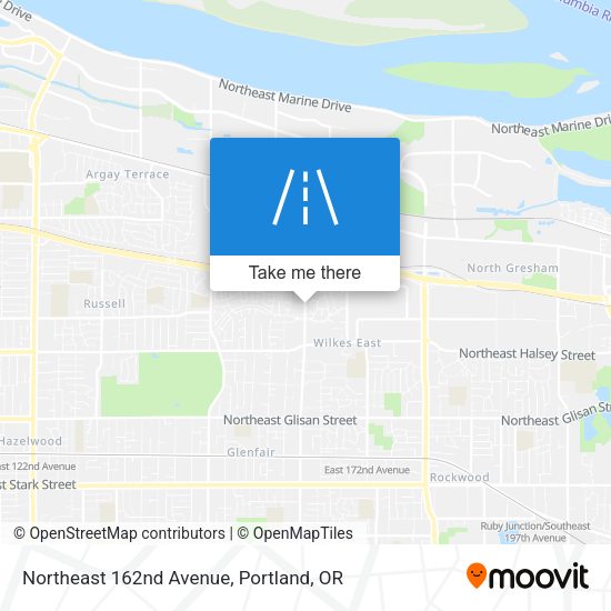 Mapa de Northeast 162nd Avenue