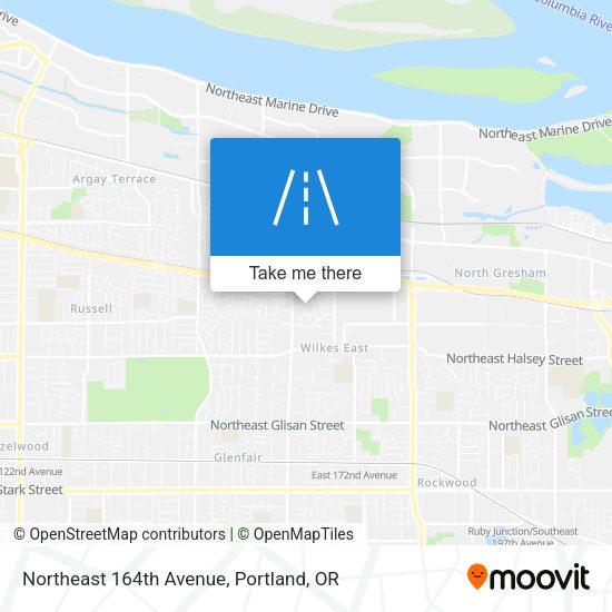 Northeast 164th Avenue map