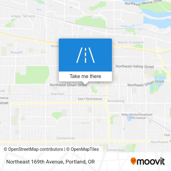 Northeast 169th Avenue map