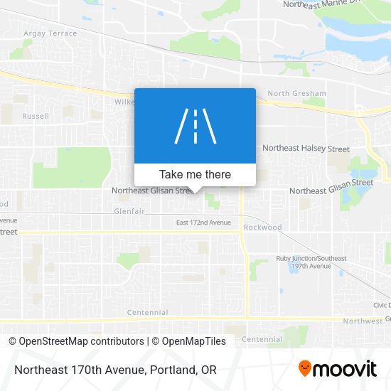 Northeast 170th Avenue map