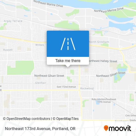 Mapa de Northeast 173rd Avenue