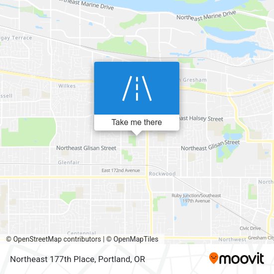 Mapa de Northeast 177th Place