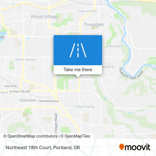 Mapa de Northeast 18th Court