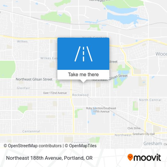 Northeast 188th Avenue map