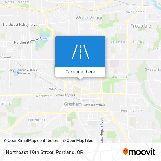 Mapa de Northeast 19th Street