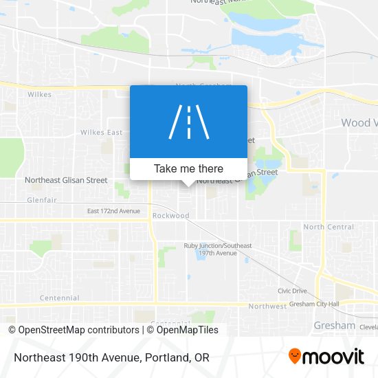 Mapa de Northeast 190th Avenue