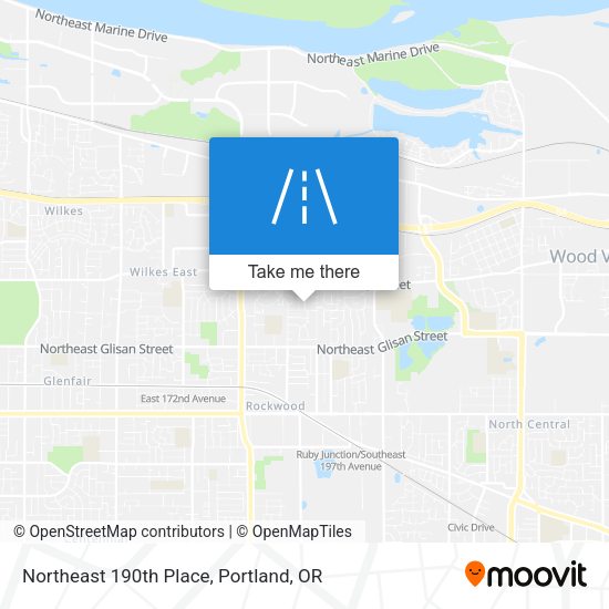 Mapa de Northeast 190th Place