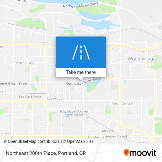 Mapa de Northeast 200th Place