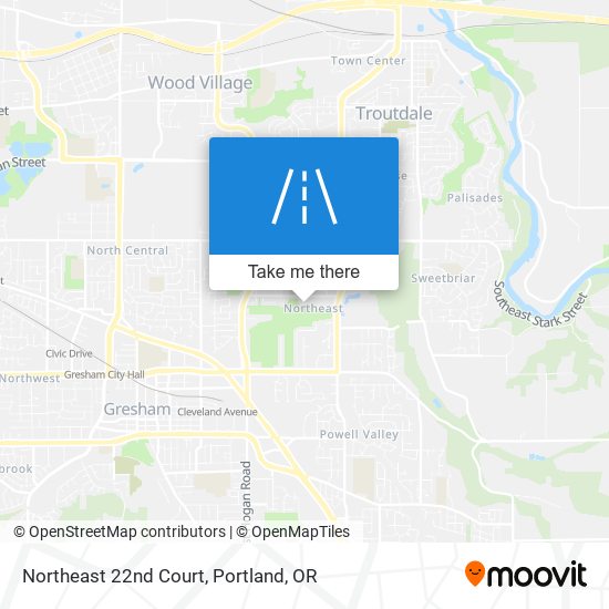 Mapa de Northeast 22nd Court